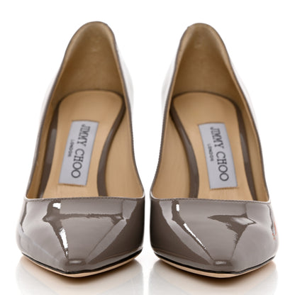 Jimmy Choo Patent Romy 85 Pumps 36 Opal Grey 2 of 8