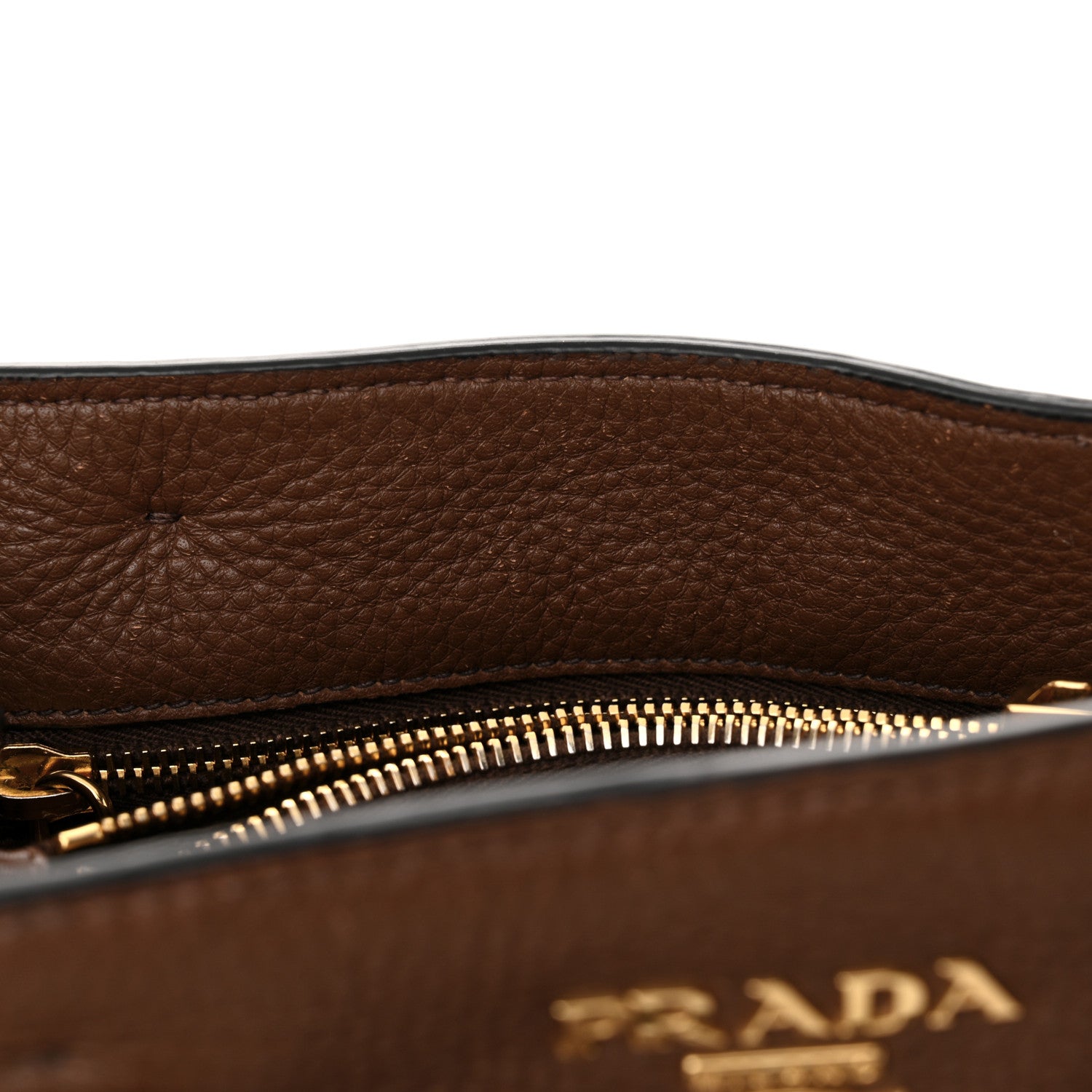 Prada Vitello Daino Shoulder Bag Bruciato 18 of 18