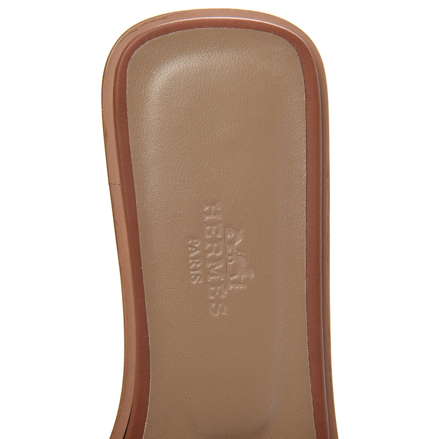 Box Calfskin Oran Sandals 37 Gold