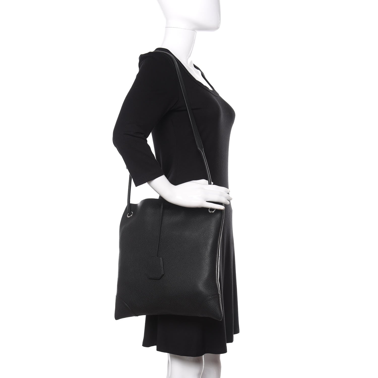 Hermes Taurillon Clemence Silkycity 33 Black 2 of 9