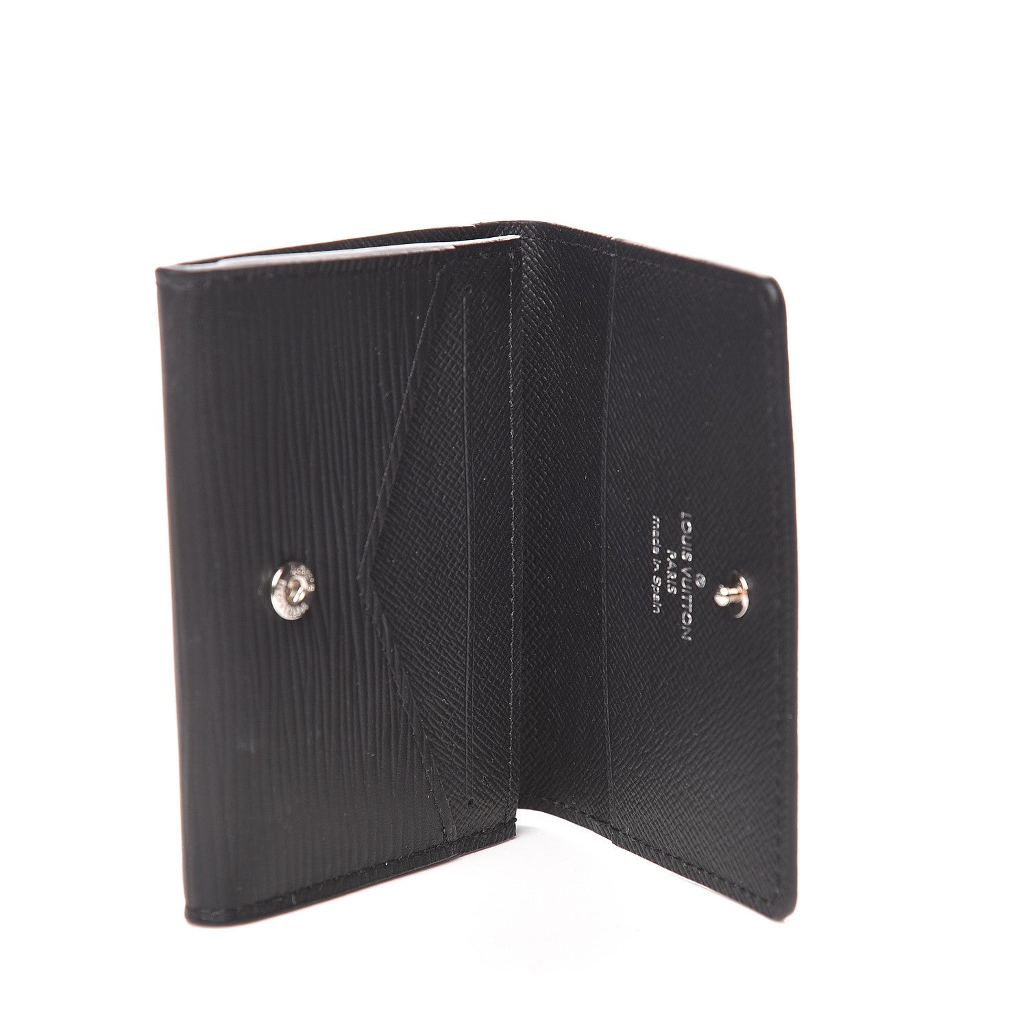 Louis Vuitton Epi Enveloppe Carte De Visite Black 5 of 7
