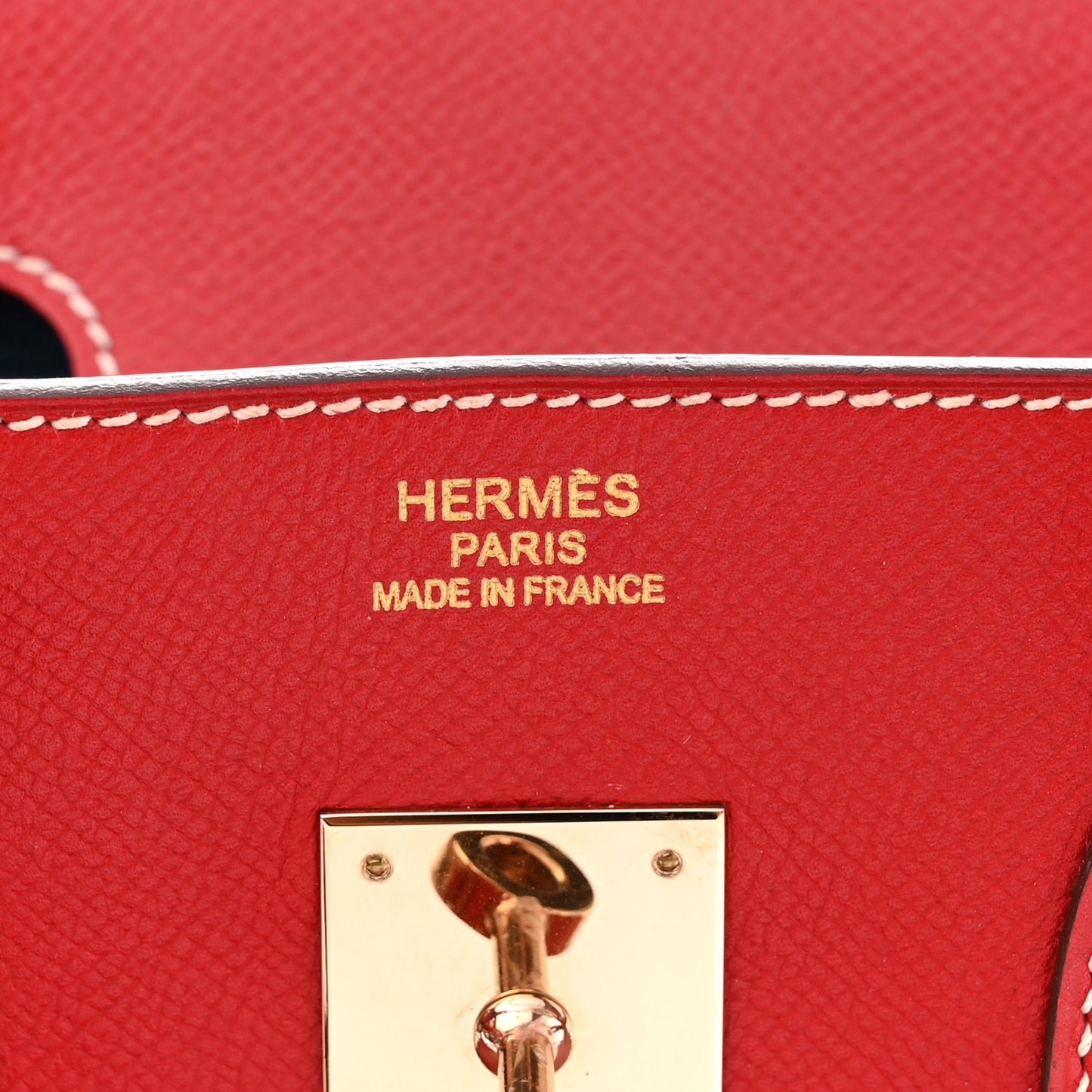 Epsom Candy Birkin 35 Rouge Casaque Bleu Thalassa