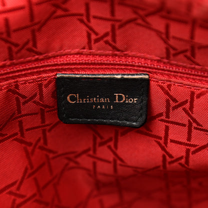 Christian Dior Lambskin Cannage Large Lady Dior Black 6 of 17