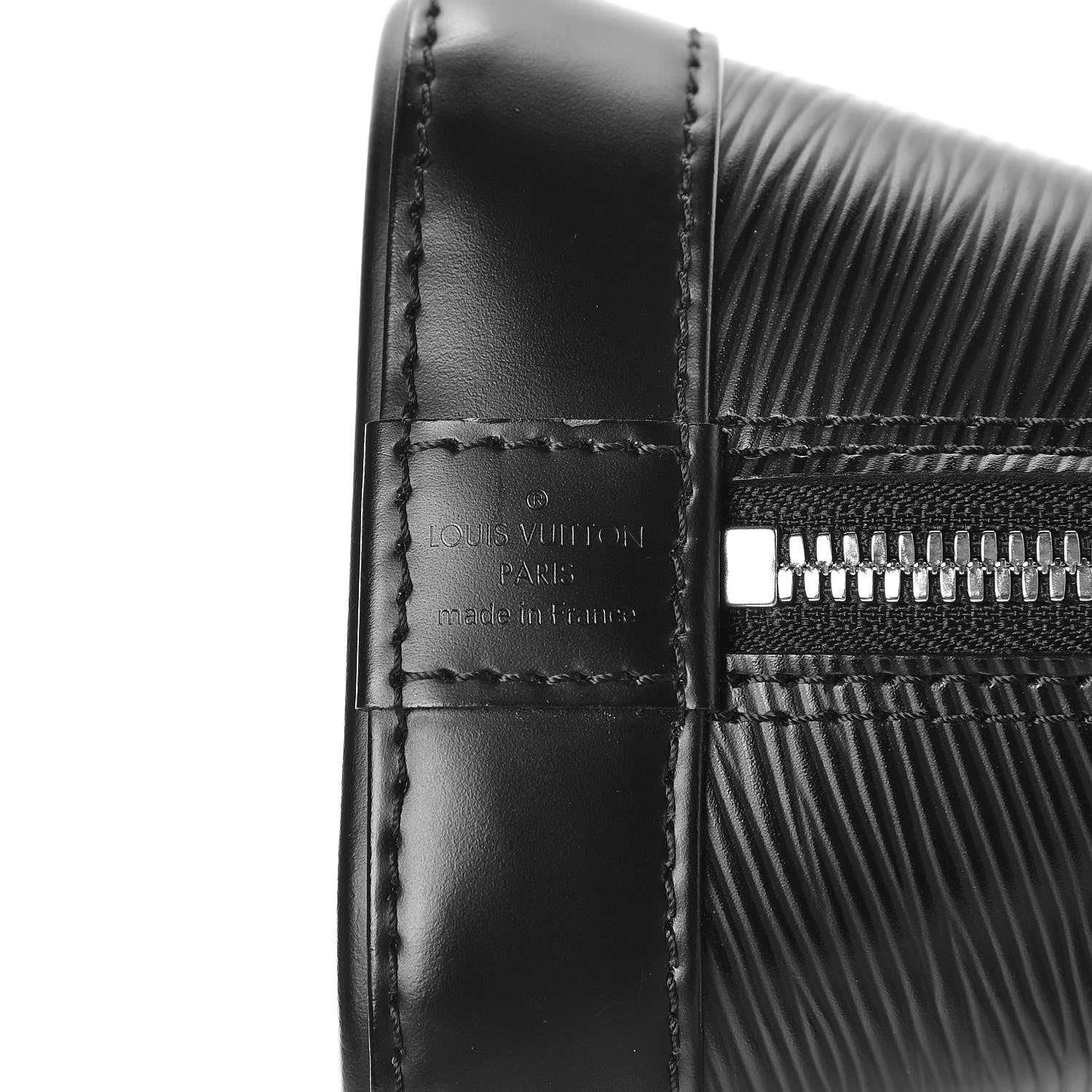 Louis Vuitton Epi Alma BB Black 6 of 9