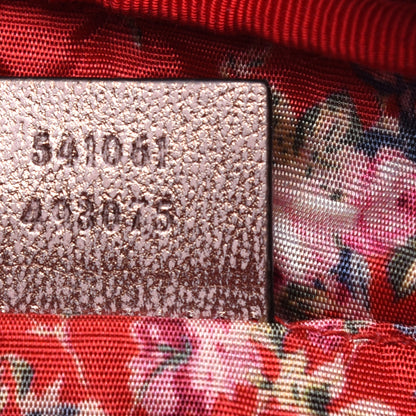 Gucci Laminated Nappa Trapuntata Small Zumi Shoulder Bag Rosa Lago Rame 9 of 14
