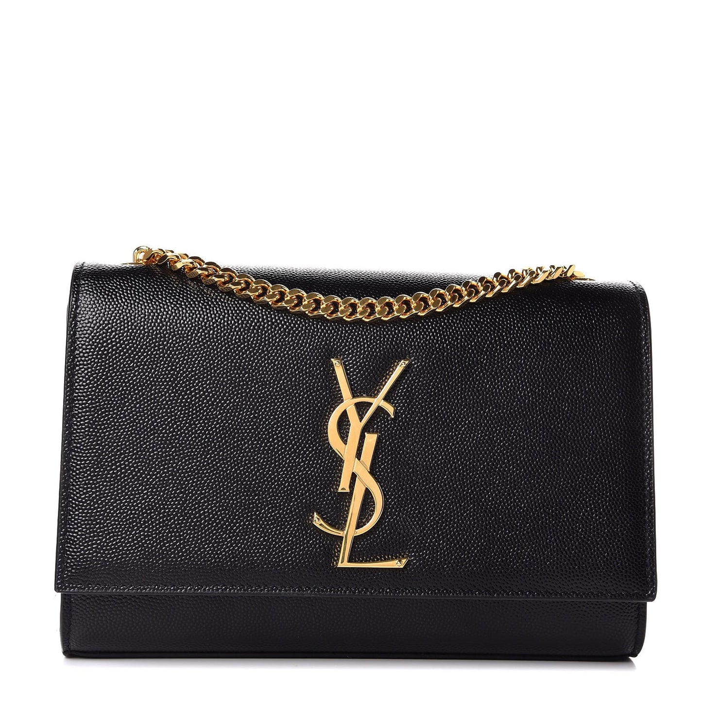 Grain De Poudre Small Monogram Kate Satchel Black