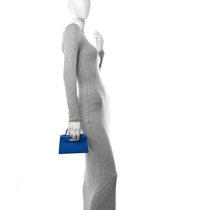 Hermes Epsom Mini Kelly Sellier 20 Bleu Hydra 3 of 11
