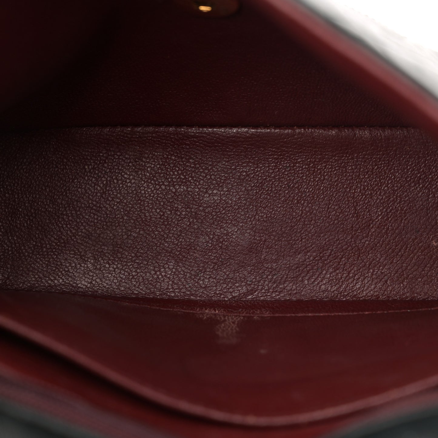 Lambskin Quilted Mini Square Flap Black