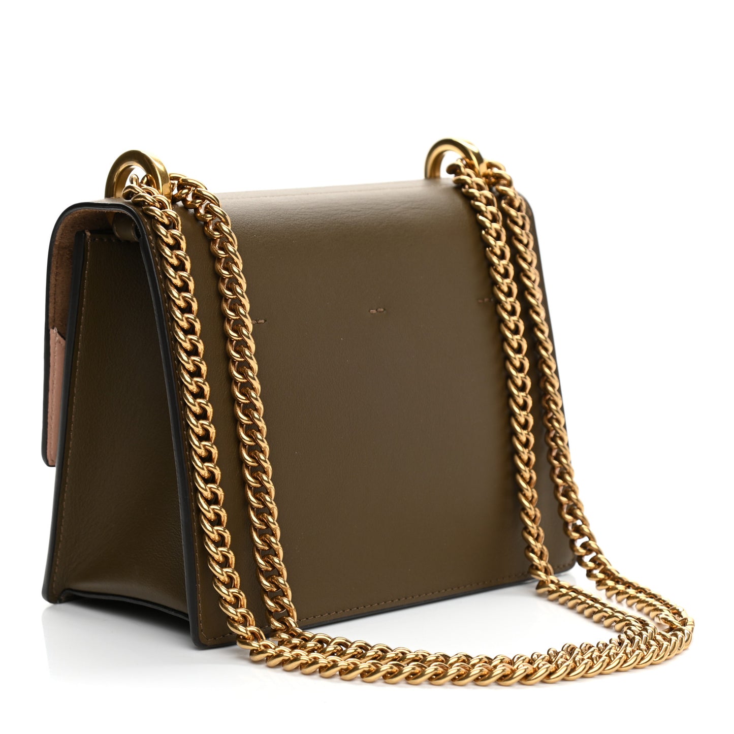 Vitello Grace Matte Small Kan U Shoulder Bag Wood