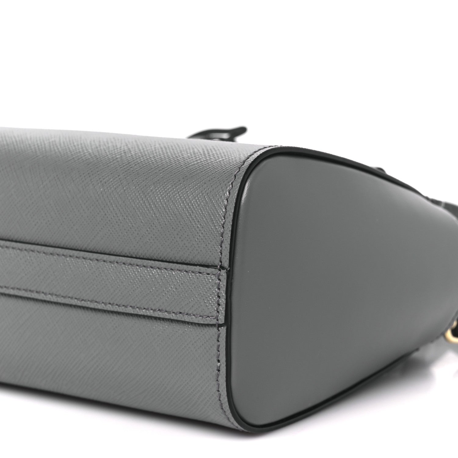 Prada Saffiano Soft Calfskin Zippered Tote Marmo 10 of 10