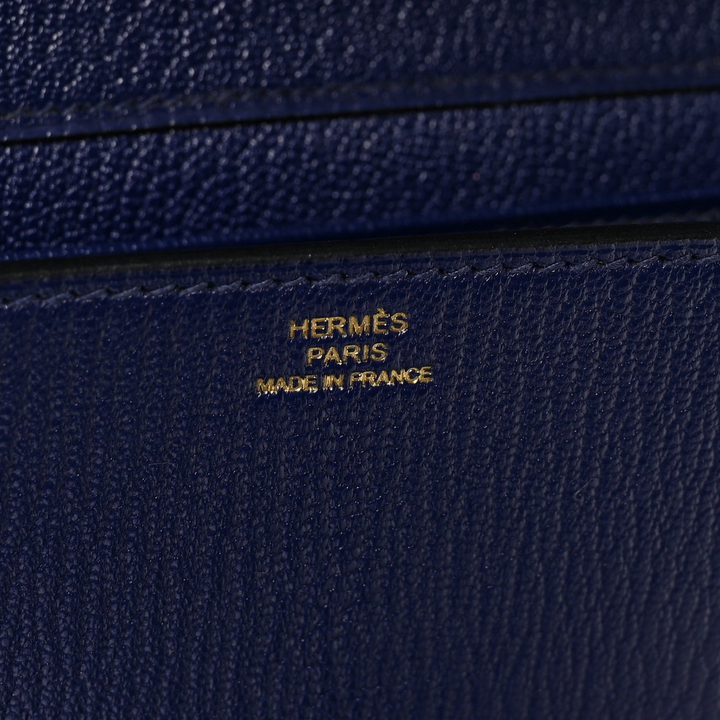 Chevre Mysore Medor 23 Clutch Bleu Encre