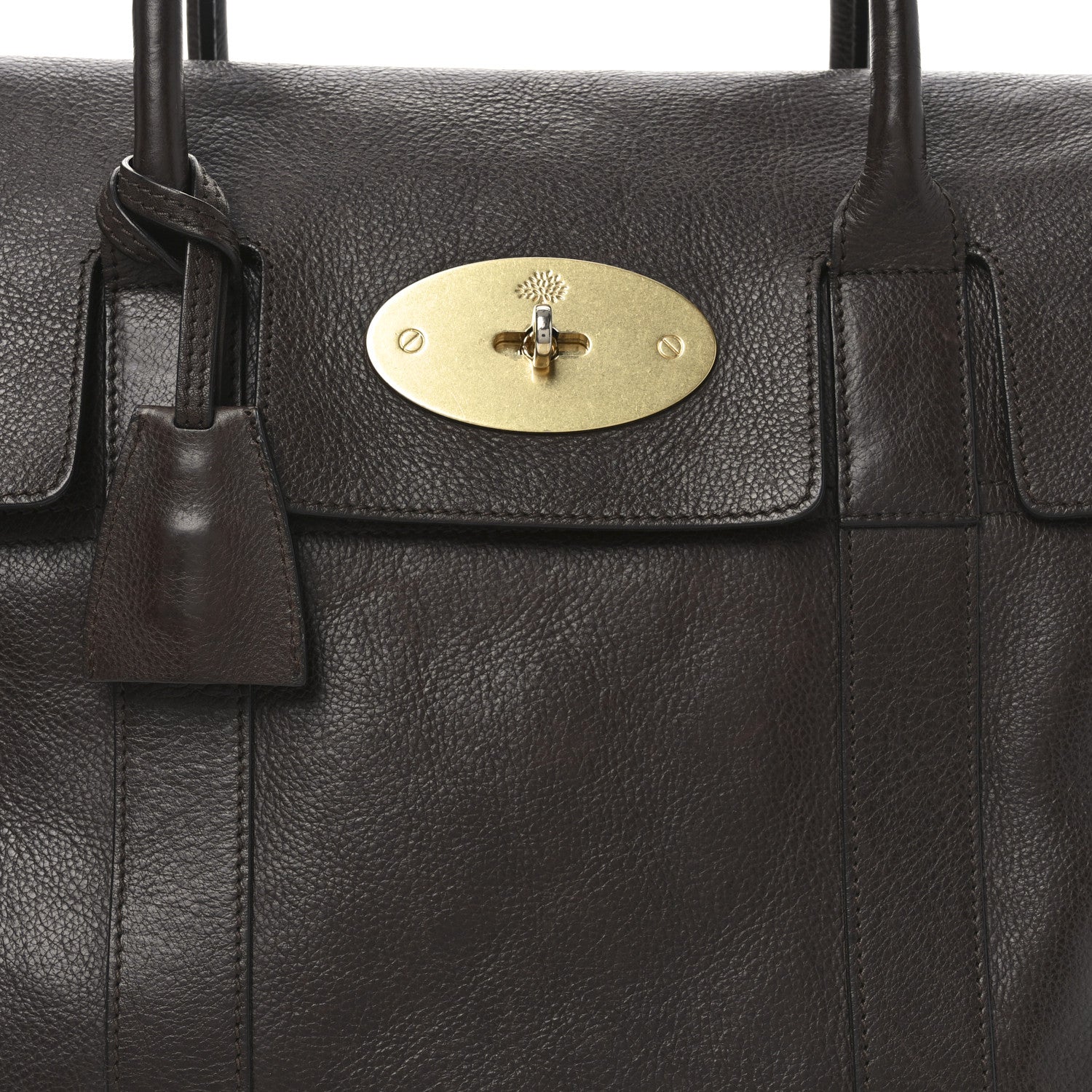 Mulberry Natural Vegetable Tanned Bayswater Chocolate 6 of 8