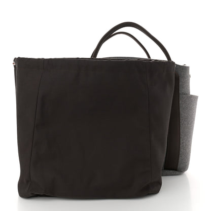 Hermes Felt Sac De Pansage Groom Bag Acier 3 of 12