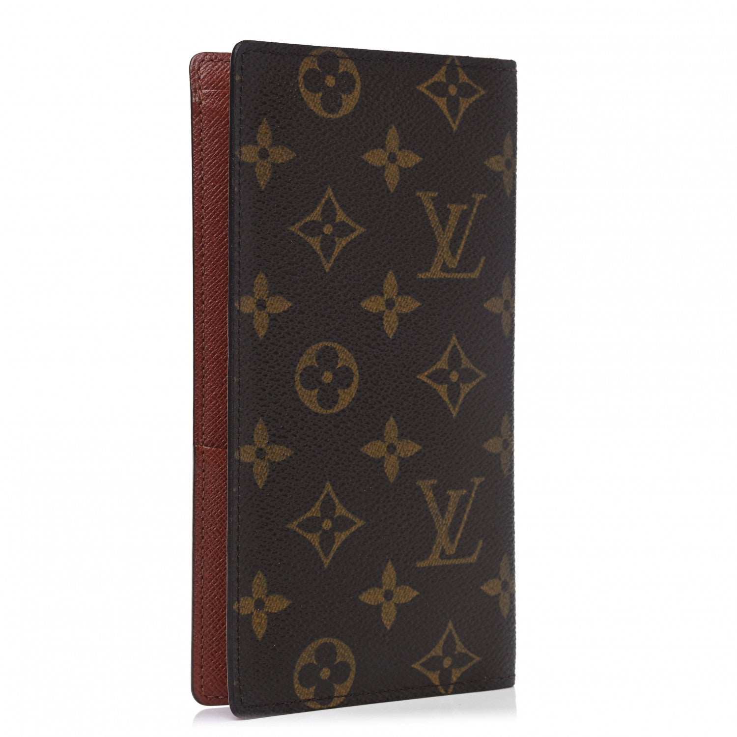 Louis Vuitton Monogram Porte Valeurs Checkbook Wallet 2 of 8