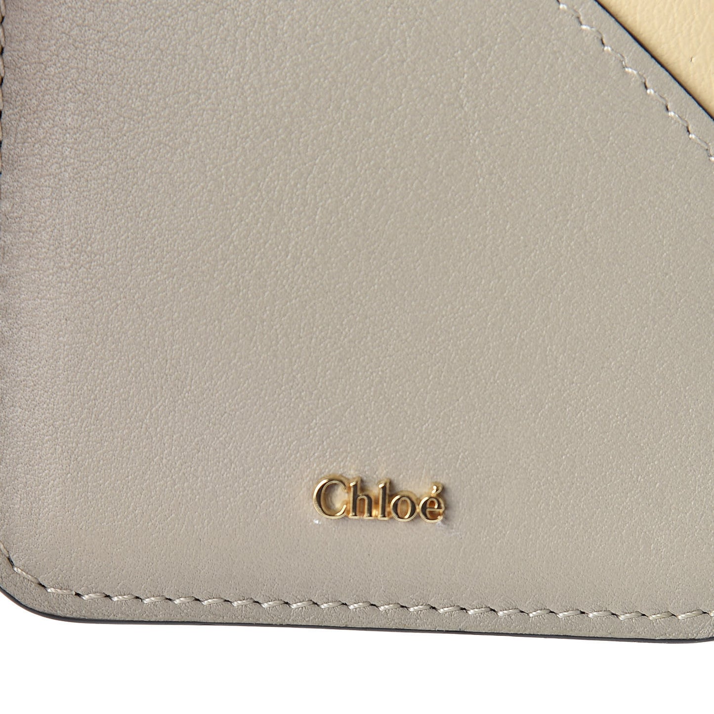 Smooth Calfskin Walden Card Holder Pastel Grey