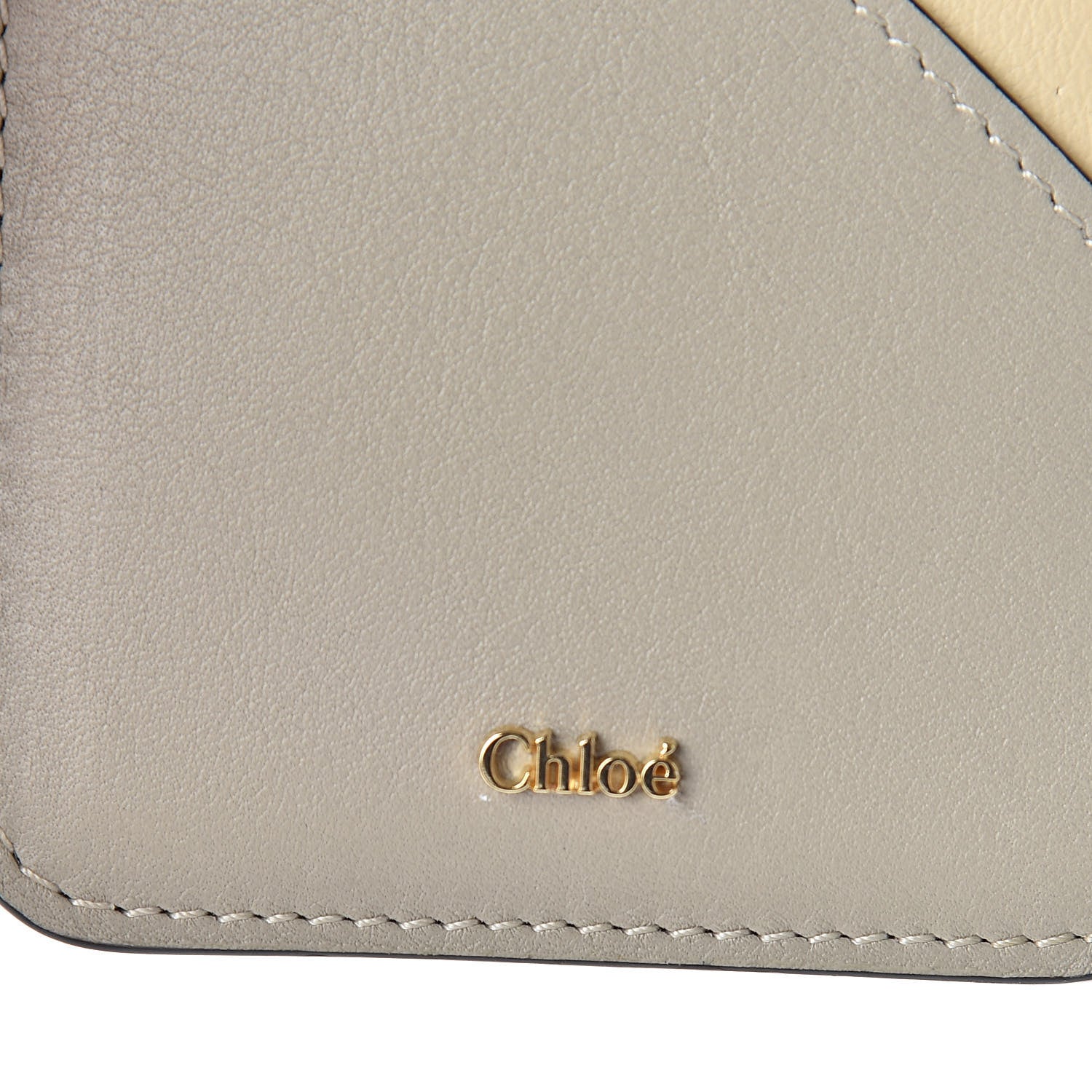 Chloe Smooth Calfskin Walden Card Holder Pastel Grey 6 of 9