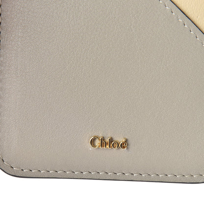 Chloe Smooth Calfskin Walden Card Holder Pastel Grey 6 of 9