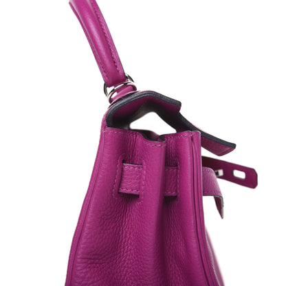 Hermes Togo Kelly Retourne 28 Rose Pourpre 20 of 42
