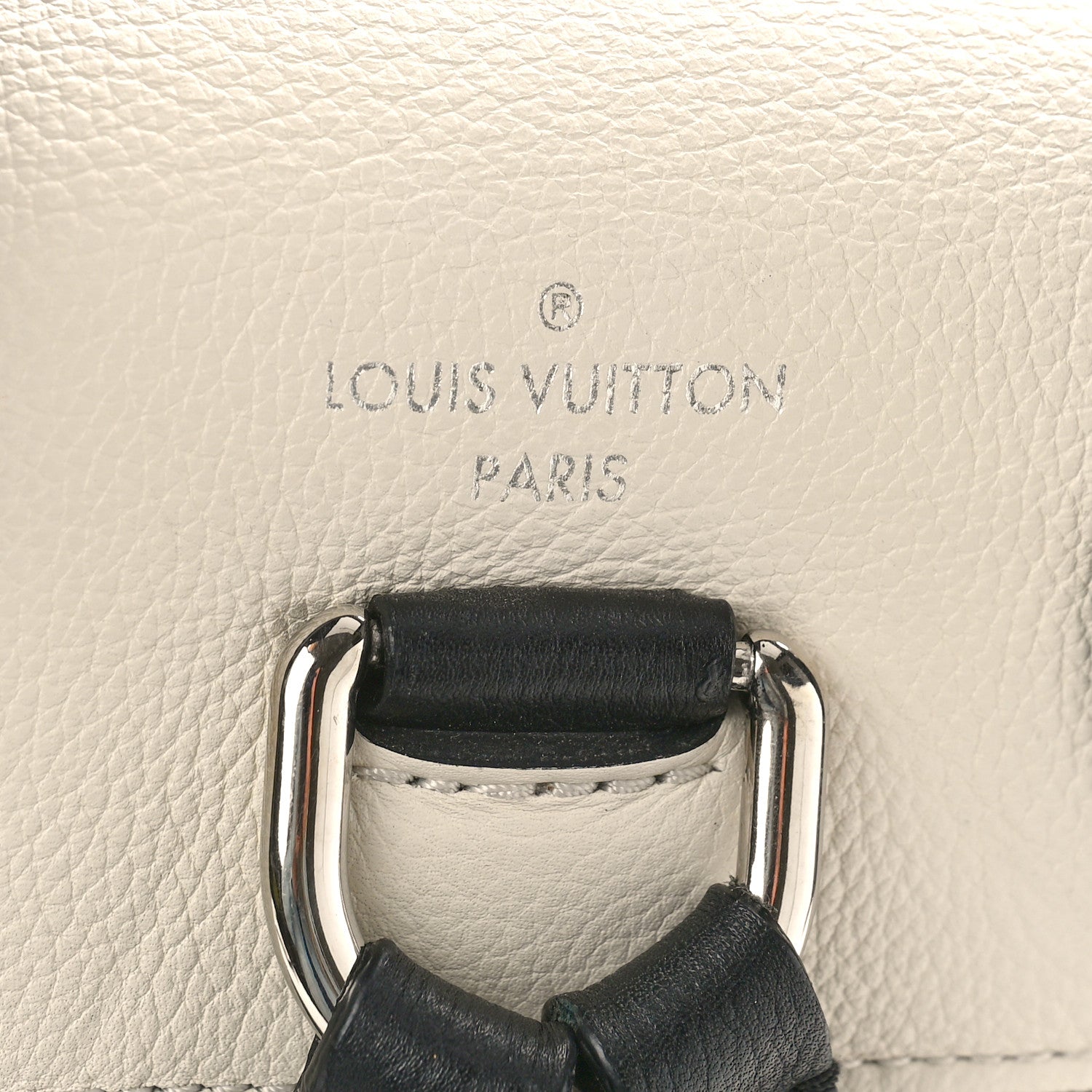 Louis Vuitton Calfskin Mechanical Flowers Lockme Backpack Black White 8 of 10