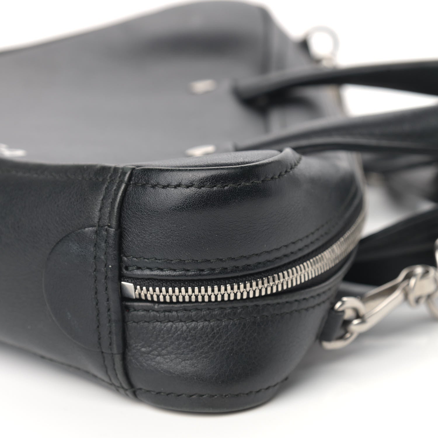 Balenciaga Calfskin XS Triangle Duffle Black 9 of 13