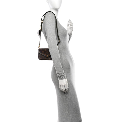 Louis Vuitton Monogram Felicie Strap & Go Kaki 2 of 11
