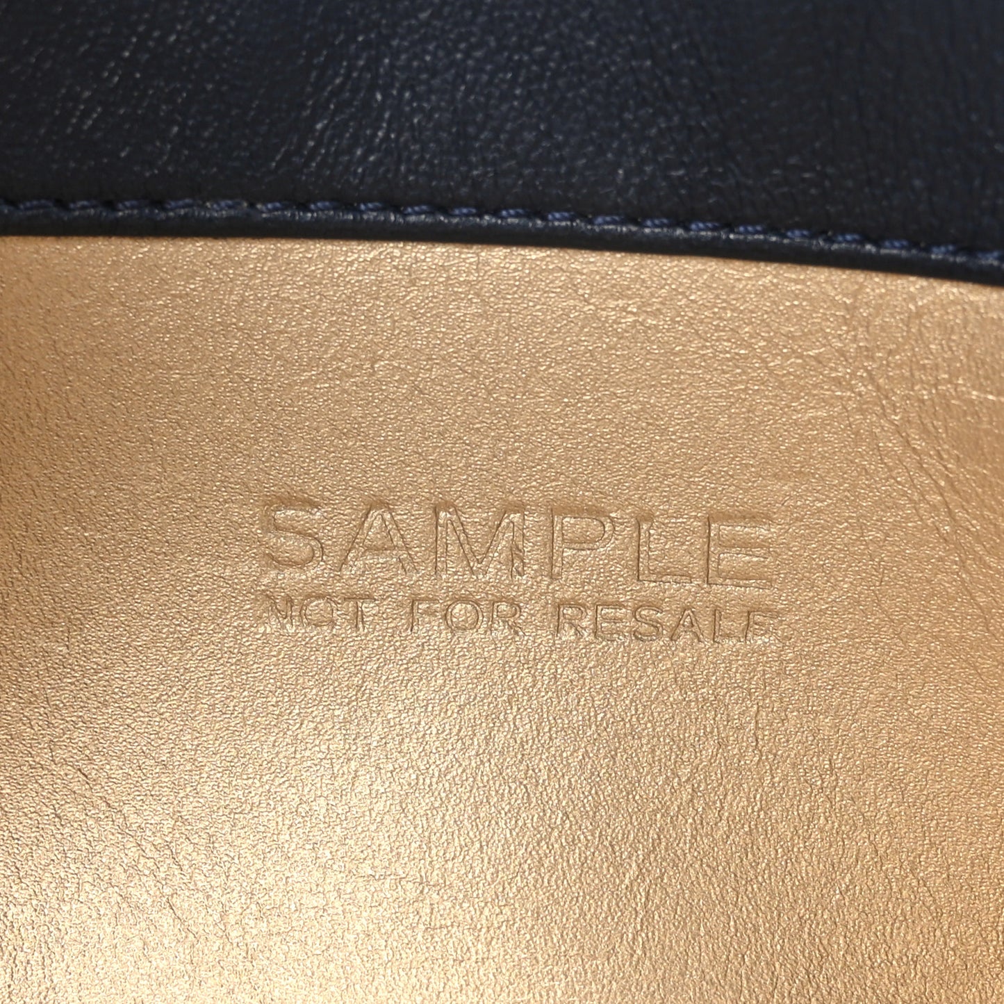 Lambskin Quilted La Parisienne Top Handle Flap Dark Blue