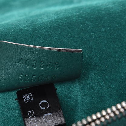 Gucci GG Supreme Monogram Embroidered Medium Dionysus Shoulder Bag Emerald 9 of 10