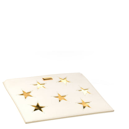 Stella McCartney Alter Nappa Star Zipped Clutch White 3 of 5