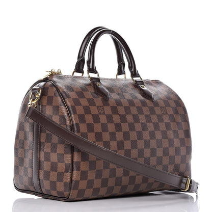 Louis Vuitton Damier Ebene Speedy Bandouliere 30 3 of 11