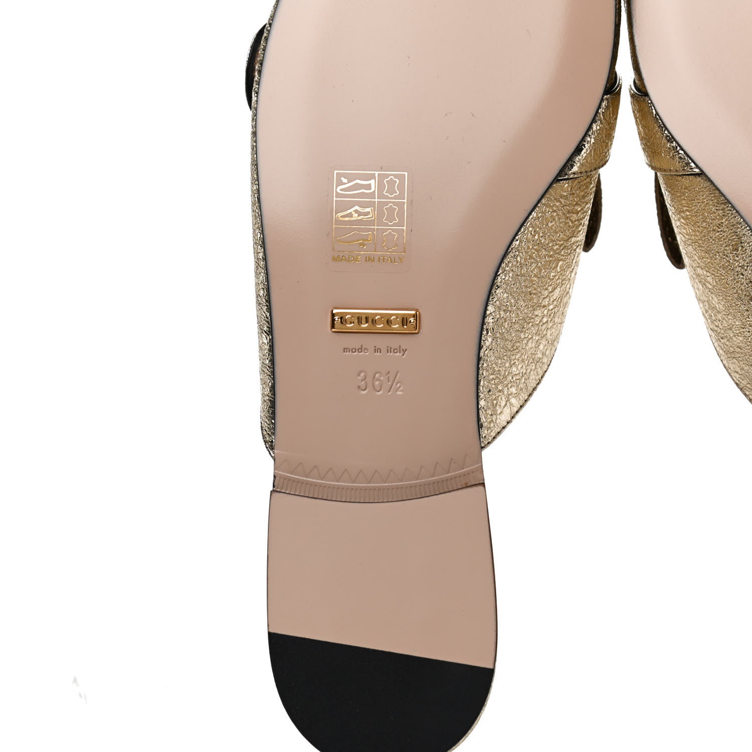 Gucci Galassia Womens GG Marmont Fringe Slippers 36.5 Platino 8 of 10