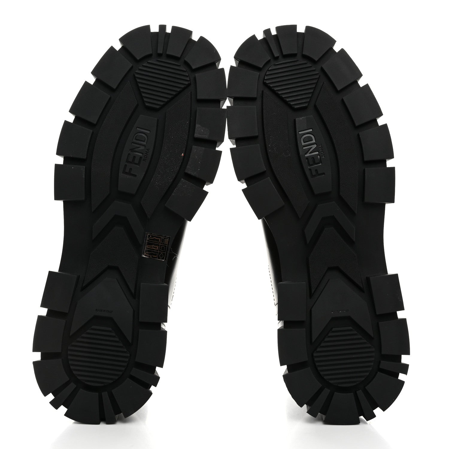 Fendi Vitello Fabric Jacquard FF 1974 Mens Fendi Force Chelsea Boots 9 Black Tobacco 5 of 9