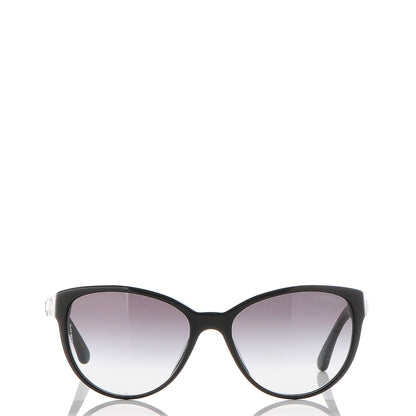 Chanel Butterfly Chain Sunglasses 5215-Q Black 2 of 9