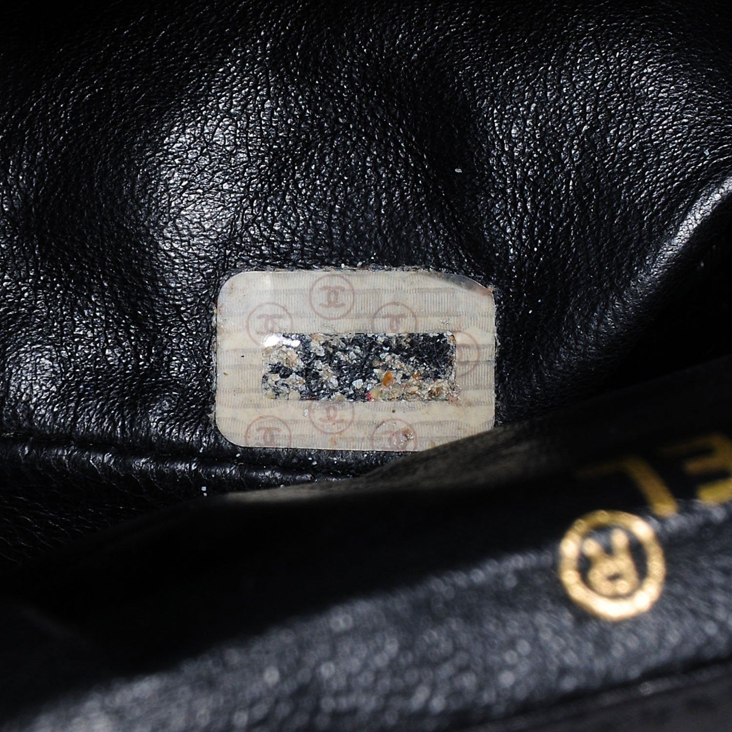 Chanel Lambskin Quilted Backpack Black 10 of 10