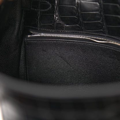Hermes Matte Taurillon Clemence Box Kelly Retourne 35 Black 7 of 16
