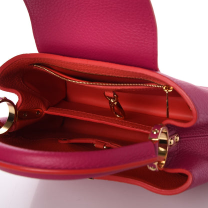 Louis Vuitton Taurillon Capucines BB Hibiscus Flamingo 6 of 8