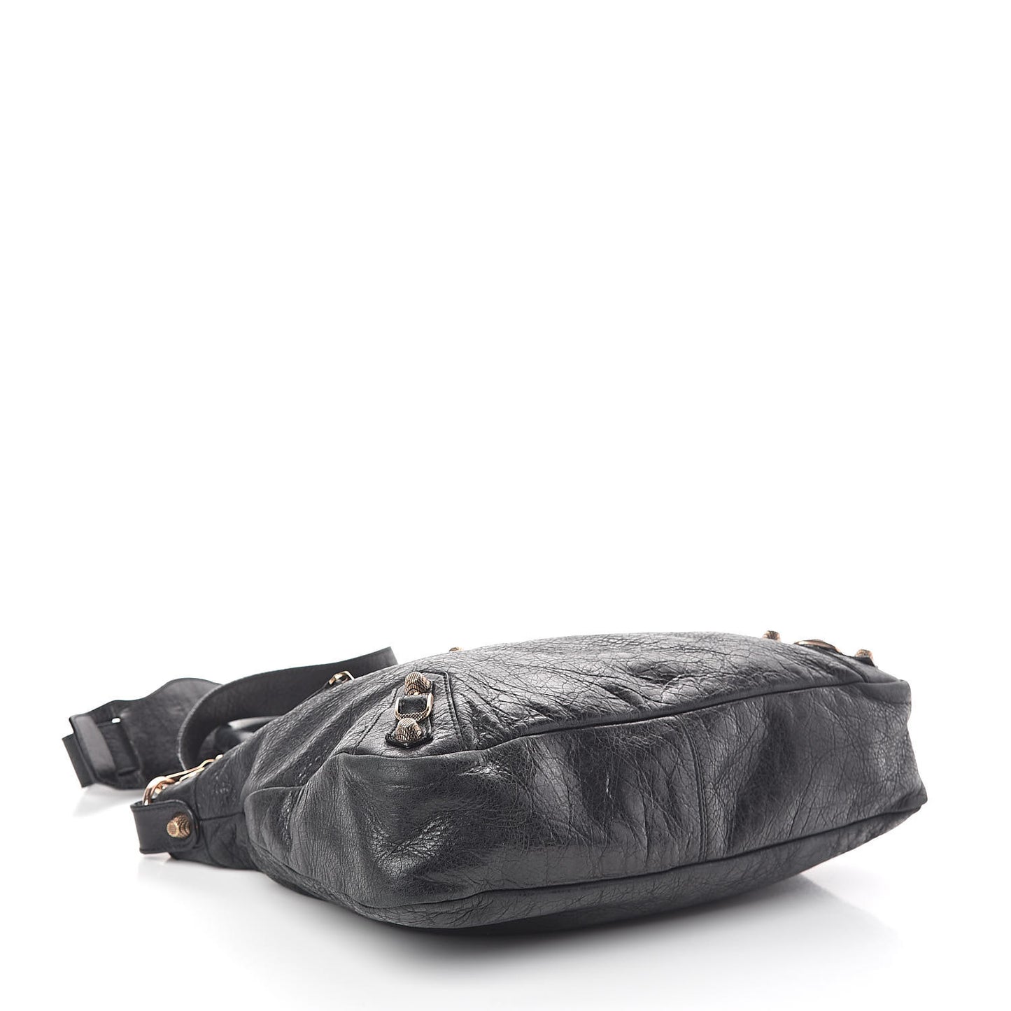 Agneau Giant 12 Rose Gold Hardware Town Black