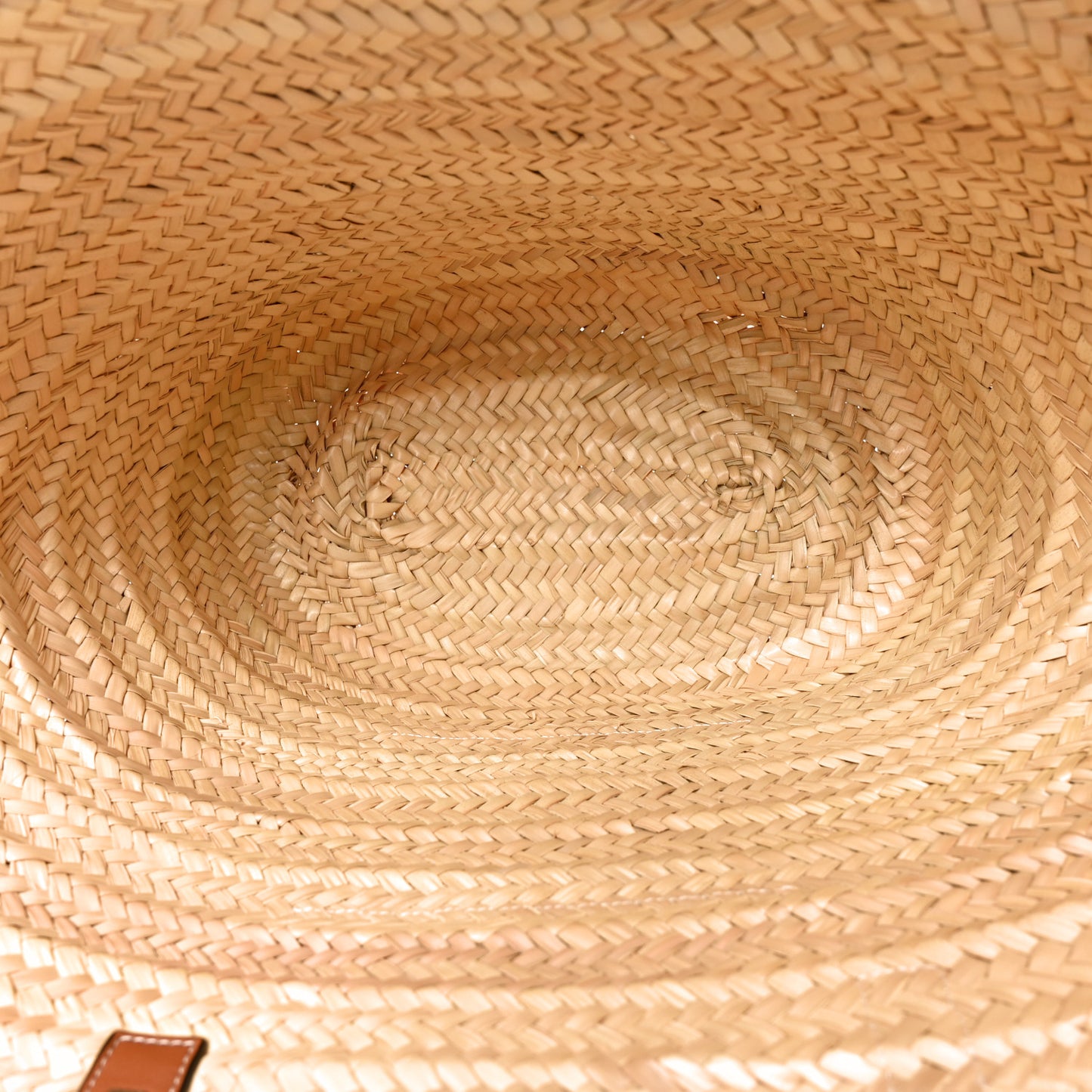 Raffia Large Basket Tote Bag Natural Tan