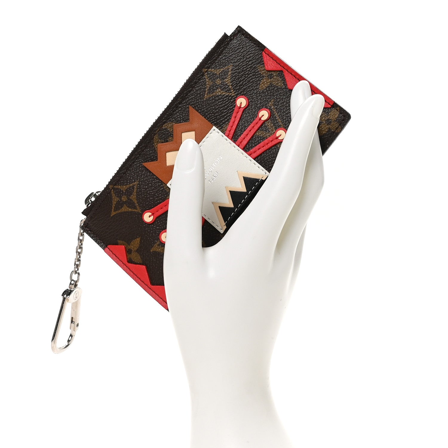Louis Vuitton Monogram Tribal Key Pouch 2 of 7