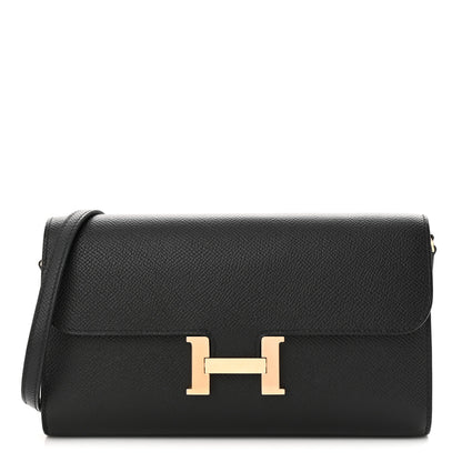 Hermes Epsom Constance Wallet To Go Black 1 of 12