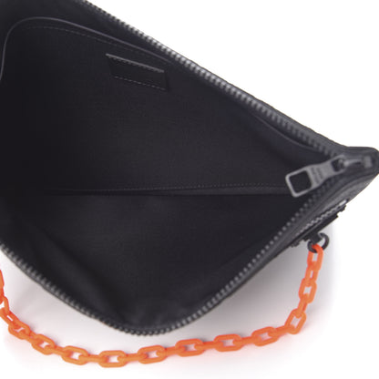 Louis Vuitton Taurillon Monogram Solar Ray A4 Pouch Black 5 of 8