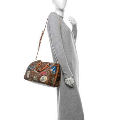 Louis Vuitton Monogram Hotel Labels Speedy Bandouliere 30 2 of 13