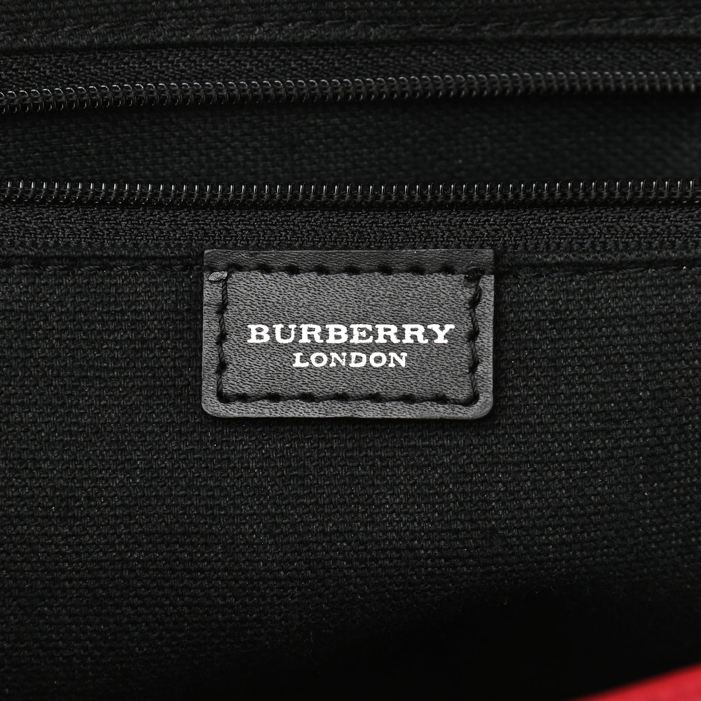 House Check Buckle Shoulder Bag Red