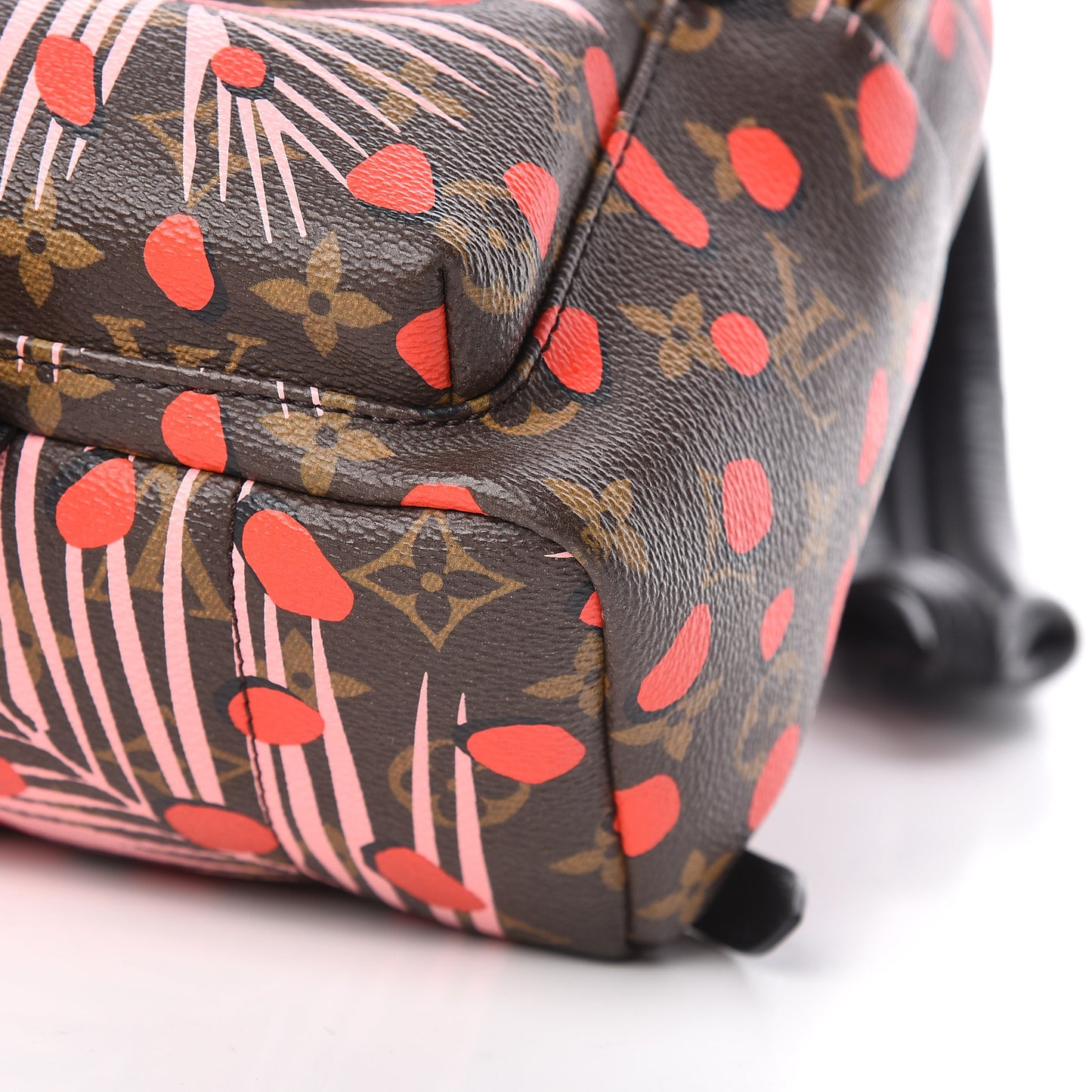 Monogram Jungle Dots Palm Springs Backpack PM Sugar Pink Poppy