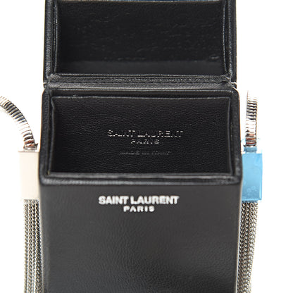 Saint Laurent Lambskin Smoking Box Crossbody Black 6 of 8