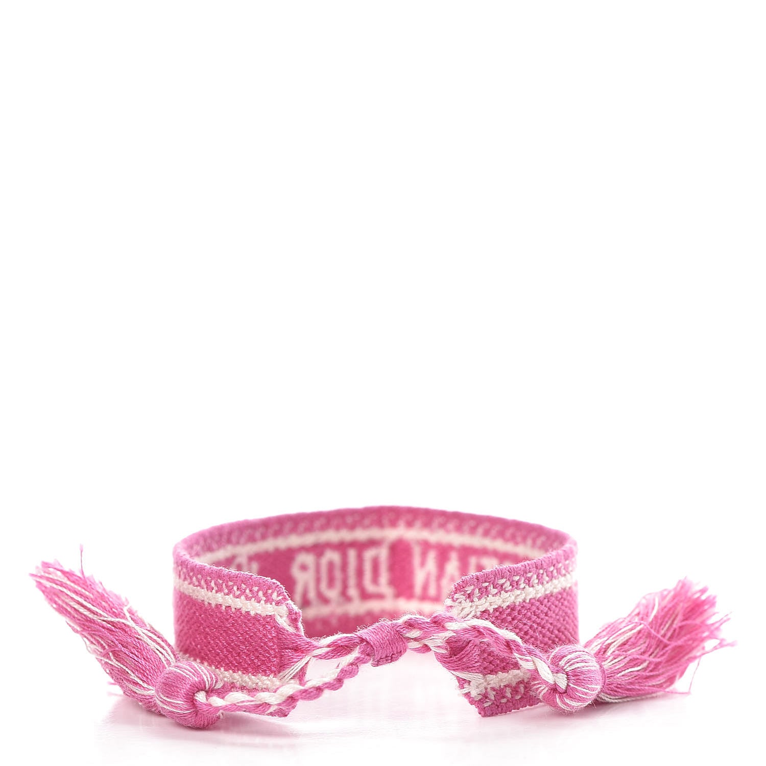 Christian Dior Woven Cotton J'Adior Friendship Bracelet Pink 3 of 3