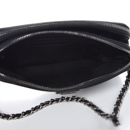 Chanel Caviar Quilted Small Boy Clutch With Chain Black 5 of 10