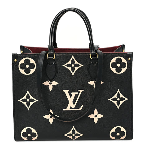 Empreinte Monogram Giant Onthego MM Black Beige