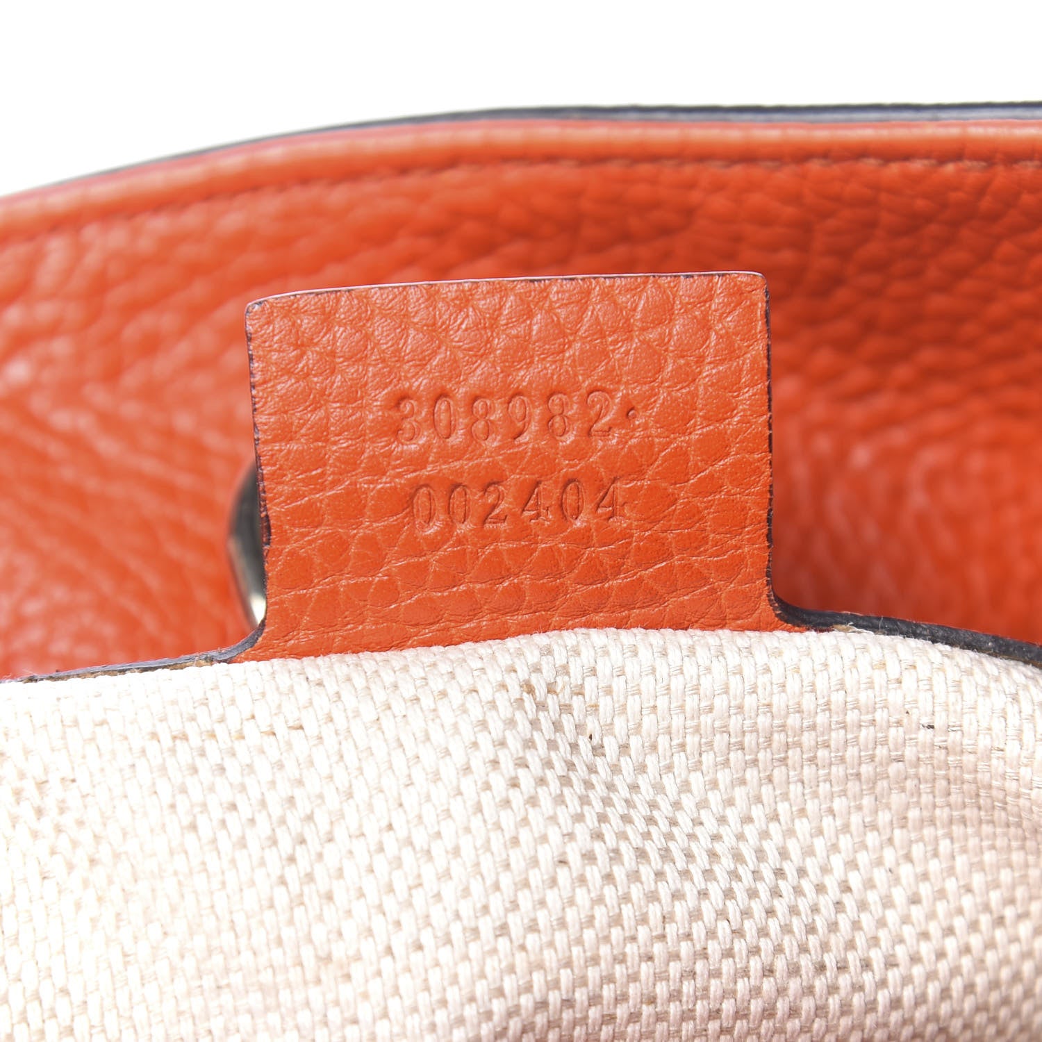 Gucci Pebbled Calfskin Medium Soho Chain Shoulder Bag Sun Orange 7 of 13