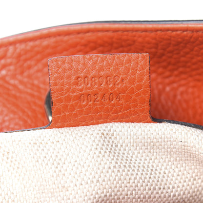 Gucci Pebbled Calfskin Medium Soho Chain Shoulder Bag Sun Orange 7 of 13
