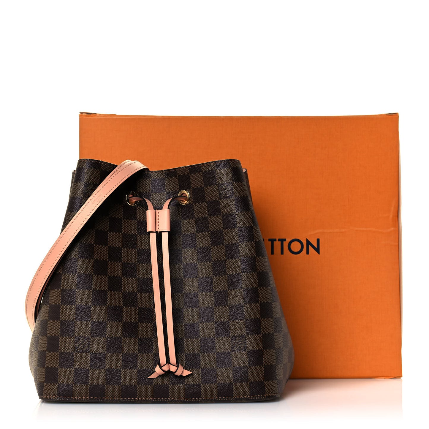 Damier Ebene Neonoe MM Venus Pink